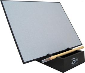 img 3 attached to Zen Artist Board for Relaxing Watercolor Painting and Stress Relief Meditation - Large Magic Drawing Board with Bamboo Brush