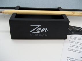 img 2 attached to Zen Artist Board for Relaxing Watercolor Painting and Stress Relief Meditation - Large Magic Drawing Board with Bamboo Brush