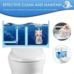 img 2 attached to 💧 Ceramic Automatic Toilet Bowl Cleaner - 2000 Flushes, Ideal for Homes, Hotels, Malls, Hospitals, Schools, and Luxurious Establishments