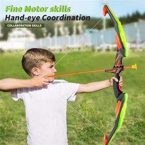 img 3 attached to TMEI Bow Arrow Set for Kids: A Fun Introduction to Archery!