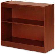 📚 stylish lorell bookcase in cherry finish: organize your space with elegance logo