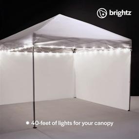 img 3 attached to 🌟 Brightz Canopybrightz LED Light Rope for Canopy and Umbrellas, White - 40-Foot Ultra Bright White LED Light String - Battery Powered Light - Colorful String Lights for Parties, Events, and Tailgating