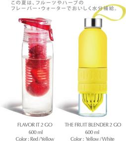 img 2 attached to 🍓 Asobu Pure Fruit Flavour 2 Go Water Infuser Bottle: Enhance Hydration with a Revolutionary Twist!