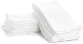 img 3 attached to 🧼 Simpli-Magic 79125 Cotton Washcloths, Premium 12"x12" White Set - Pack of 24: High-Quality and Durable