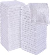 🧼 simpli-magic 79125 cotton washcloths, premium 12"x12" white set - pack of 24: high-quality and durable logo
