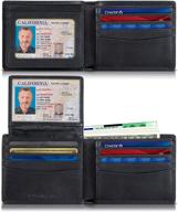 serman brands capacity charcoal executive men's accessories for wallets, card cases & money organizers logo