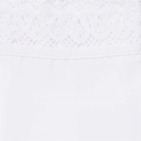 img 1 attached to Amrapur Overseas Queen Crochet Lace 4-Piece Bed Sheet Set in White - Enhance Your Bedroom with Style