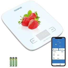 img 4 attached to RENPHO Nutrition Bluetooth Portable Waterproof Kitchen & Dining