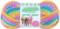 lion brand yarn cotton rainbow logo