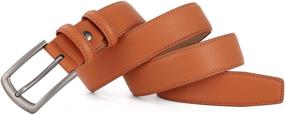 img 2 attached to Stylish and Sophisticated: CLUBBELTS Genuine Leather Single Classic Men's Accessories