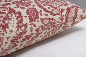 img 3 attached to 🔴 Подушка Perfect Indoor/Fairhaven Red Lumbar Pillow - прямоугольная бросающая, улучшающая SEO