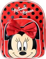 disney minnie mouse girls backpack logo