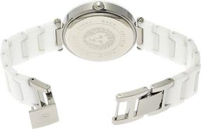 img 3 attached to Потрясающие часы Anne Klein AK/1019WTWT с бриллиантовыми акцентами и элегантным керамическим браслетом для женщин.