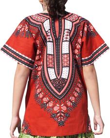 img 1 attached to 👚 Colorful African Dashiki Children's Clothing: Stylish Tops, Tees & Blouses for Boys and Girls by RaanPahMuang