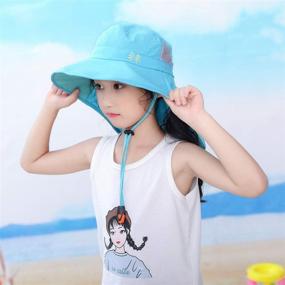 img 2 attached to ☀️ SENWAI Toddler Sun Hat: UPF 50+ Kid's Hat with Neck Flap for Maximum Sun Protection