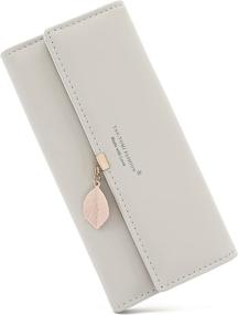img 4 attached to Wallets Women Leather Holder Ladies Women's Handbags & Wallets in Wallets