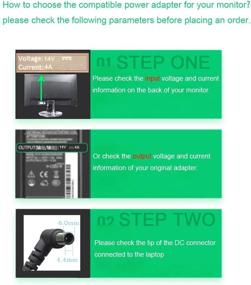 img 3 attached to ⚡ 14V 3A 56W AC Adapter/Power Cord for Samsung SyncMaster P2770 P2770FH P2770H and More