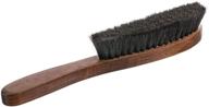 🧹 home-it hat brush: premium 100% horse hair bristles for a superior clean & good grip - hardwood handle logo