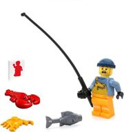 lego ideas minifigure fisherman fishing logo