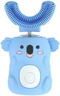детская электрическая зубная щётка с ультразвуковой технологией u-образной формы, автоматическая, со забавным дизайном; идеально подходит для детей от 2 до 8 лет... логотип