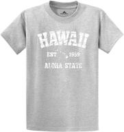 🌺 classic hawaiian island t-shirts: 42 color options, regular, big and tall sizes logo