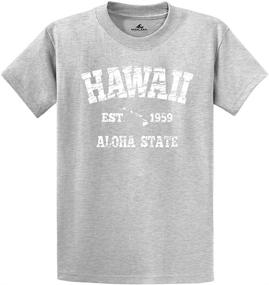 img 1 attached to 🌺 Classic Hawaiian Island T-Shirts: 42 Color Options, Regular, Big and Tall Sizes