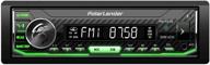 🚗 polarlander 1 din блютуз магнитола для автомобиля: голосовое управление, свободное от рук звонки и полноценный мультимедийный опыт с съёмной передней панелью, rds, mp3, usb и aux вход, am / fm приёмником и яркой полноцветной подсветкой. логотип