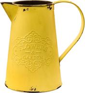 misixile country galvanized pitcher decor 7 5 logo