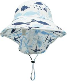 img 4 attached to 👒 Connectyle Sun Hats & Caps for Girls and Boys - Protecting Accessories for Summer Beach