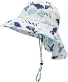 img 3 attached to 👒 Connectyle Sun Hats & Caps for Girls and Boys - Protecting Accessories for Summer Beach