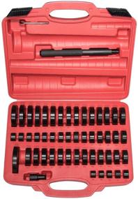 img 4 attached to 🔧 Camoo Bushing Removal Tool and Bushing Driver Set with 52-Piece Seal Drive Set