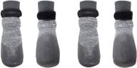 🧦 foufou dog rubber-coated socks logo