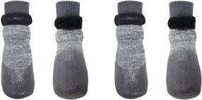 img 2 attached to 🧦 FouFou Dog Rubber-Coated Socks