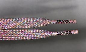 img 1 attached to 🌈 Rainbow Mirage Spark Shoelace for Shoes, Skates, Boots, Roller Derby, Hockey, and Ice Skates by Derby Laces