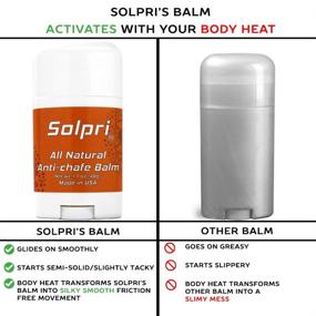 img 1 attached to 🏃 Solpri Organic Anti-Chafe Balm Stick - 1.7 oz