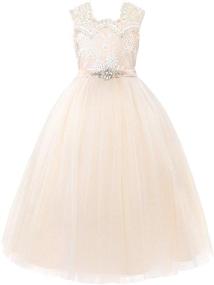 img 4 attached to Платье для декоративных мероприятийParty Communion Off White