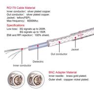 xrds rf cable rg179 video camera logo