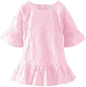 img 4 attached to 👗 Cute Lace Sleeveless Dress for Little Girls in Mud Kingdom