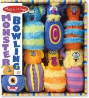 🎳 melissa & doug monster bowling with convenient storage solution logo