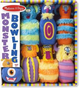 img 4 attached to 🎳 Melissa & Doug Monster Bowling with Convenient Storage Solution