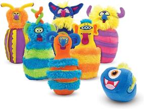 img 3 attached to 🎳 Melissa & Doug Monster Bowling with Convenient Storage Solution