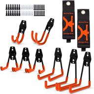 🔧 optimized garage storage hooks for garage organization, tools, bikes, and more - heavy duty utility hooks, ladder tools hanger, and holder logo