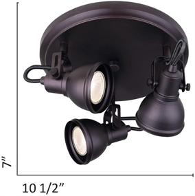 img 1 attached to CANARM ICW622A03ORB10 Регулируемая потолочная втирка