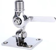🛥️ premium stainless steel marine vhf antenna base mount for boats - amarine made логотип
