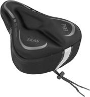 ejeas bike seat cushion: premium gel seat cover for ultimate comfort on spin, cruiser, and peloton bikes - includes waterproof cover logo