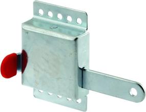 img 3 attached to 🔒 Enhance Garage Security with PRIME-LINE GD 52118 Inside Deadlock: Heavy Duty Galvanized Housing, Universal Fit for Most Garage Doors – 7/8 x 1/8", Steel