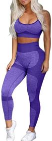 img 4 attached to 🥑 OQQ Avocadogreen Exercise Seamless Leggings: Quality Women's Clothing and Jumpsuits