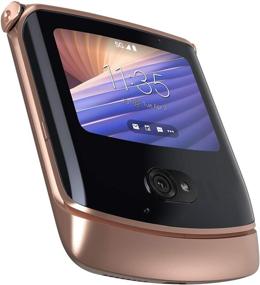 img 3 attached to 📱 Motorola Razr 5G Unlocked Blush Gold, 8/256GB, 48MP Camera, 2020 - Made for US by Motorola