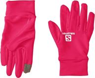 salomon unisex medium agile glove - men's accessories for gloves & mittens logo