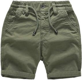 img 2 attached to 🩳 QLZ Summer Casual Beach Shorts: Trendy Boys' Apparel for a Stylish and Comfy Look